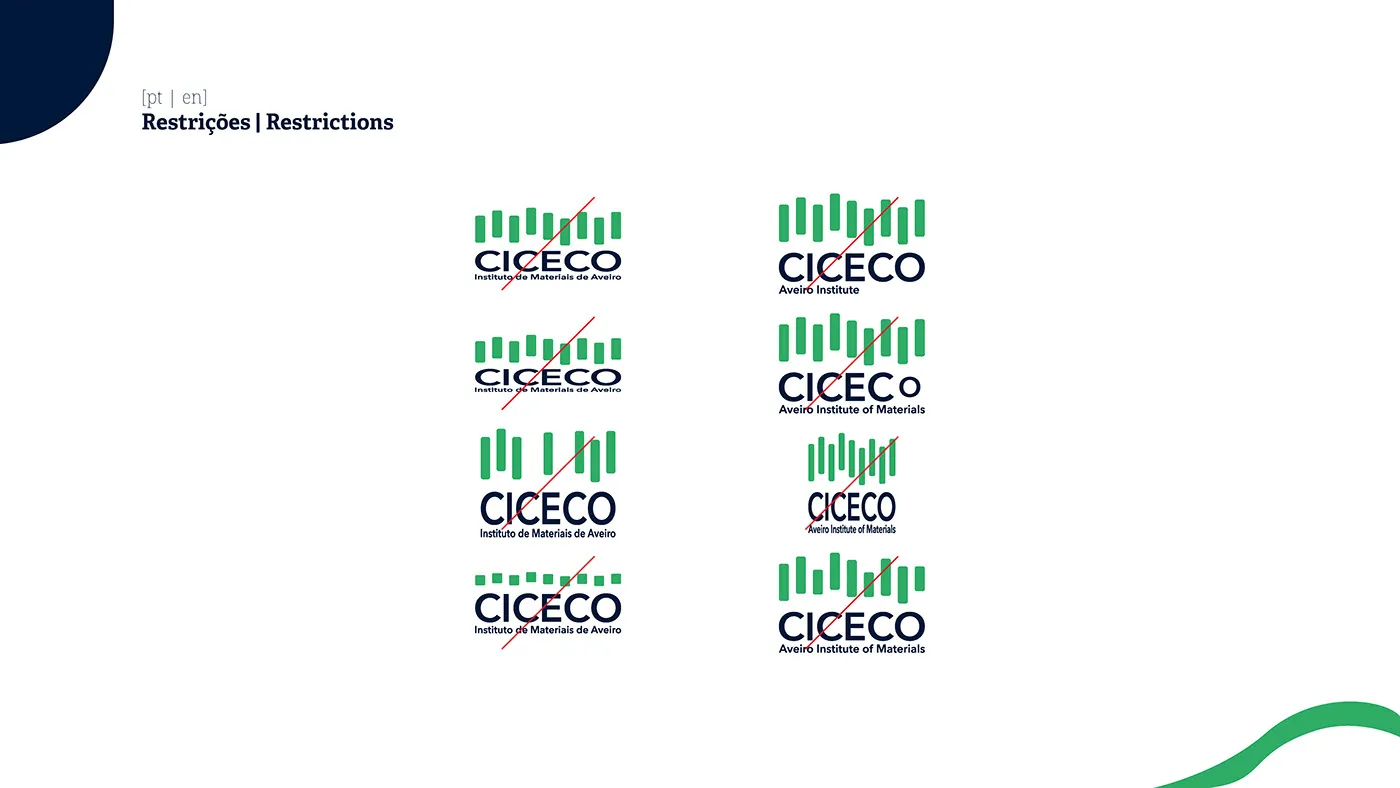 Detalhes de branding